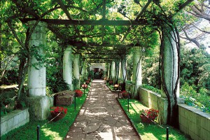 Die Villa San Michele in Anacapri, Italien