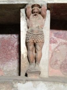 Terracotta Figur Therme del Foro Pompeji