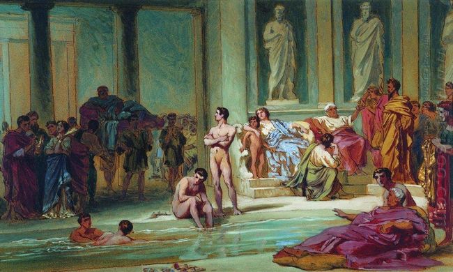 Badefreuden im alten Rom